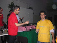 The Voice e Sandro - Emi-Manu-Sandro degree party - 02/04/004 - Clicca per ingrandire