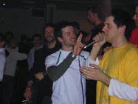Fausto e Sandro - Emi-Manu-Sandro degree party - 02/04/004 - Clicca per ingrandire