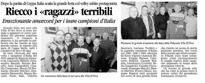 La Gazzetta di Modena - 07/01/2005