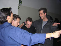 Emi-Manu-Sandro degree party - 02/04/004 - Clicca per ingrandire